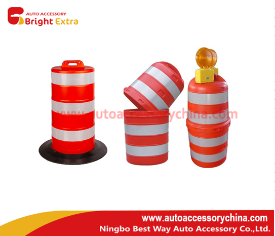 Guardrail of water filled traffic road Traffic plastic guardrail