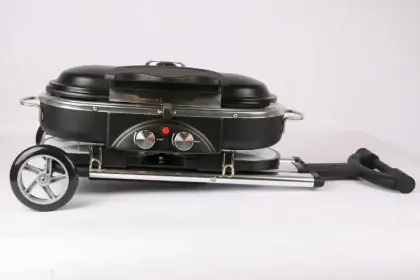 custom new design camping outdoor barbecue bbq grill portable griller charcoal for outdoor cooking