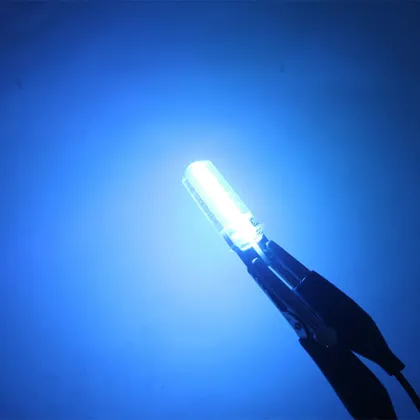 12V Car LED T10 W5W COB Clearance Light Bulb - 20 Silicon Chips, White