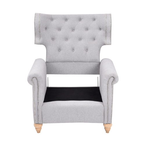 Tufted accent chair living room leisure chair with armrest