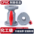 Válvula de esfera flangeada CPVC para uso industrial