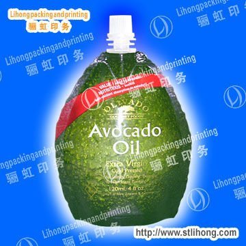Cooking Oil Packaging Pouch with Pour Spout