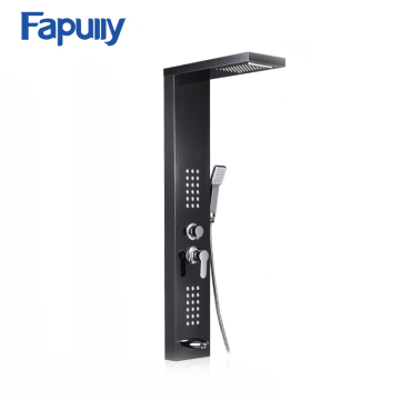 Black Titanium Bathroom Stainless Steel Shower Panel Parts