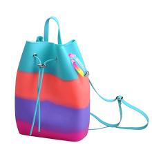 Mochila de silicona personalizada impermeable con pulsera