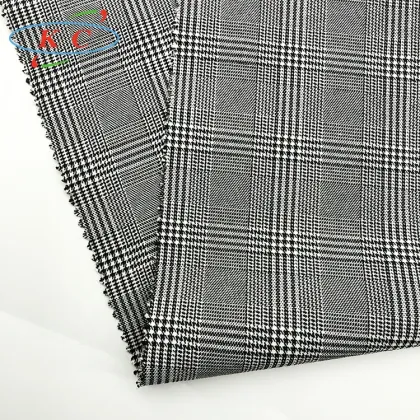 TR Hound Tooth Blazer Suit: Classic Polyester Rayon Spandex Women's Wear