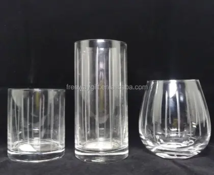 engraved collins wine glasses cup with logo