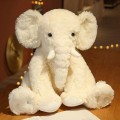 Cute sitting posture realistic plush elephant toy