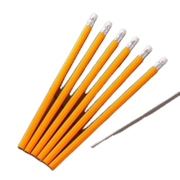 Factory Direct Wooden Pencils: Green, Yellow Rod Paint Pencils - HB/2B Grades