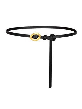 Handmade classic vintage leather belt for women