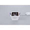 7W 3500K 2.4G Télécommande Led Spot Carré-Aluminium