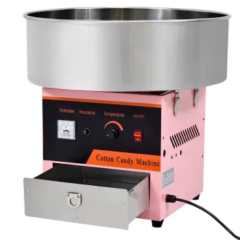 Professional 220V Electric Cotton Candy Maker: Portable and Convenient Sugar Floss Machine