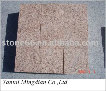 flamed surface-1 and four sides cut cube stone