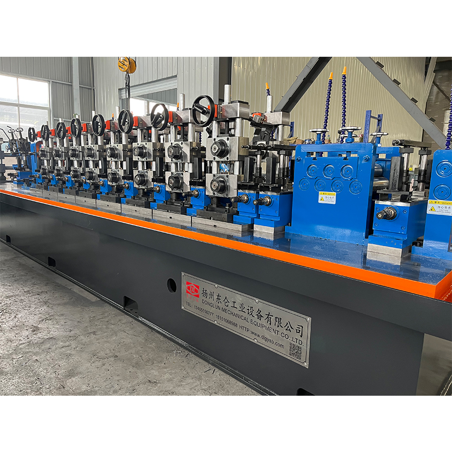High frequency welding precision automobile aluminum tube production line