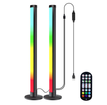 Hot Selling 2 Pack APP-Controlled Smart RGB Light Bar with Rhythm Recognition for TV
