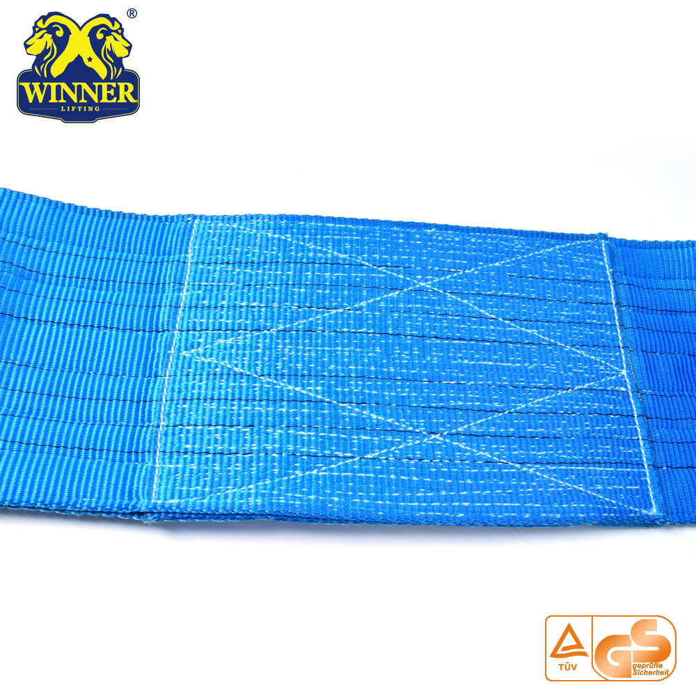 High Quality Lifting Polyester Webbing Sling From 1 Ton To 10 Ton