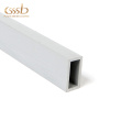 أنبوب PVC مستطيل رمادي للإطار