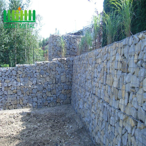 Gabion Basket Box Wire Fencing / Gabion Stone Cost