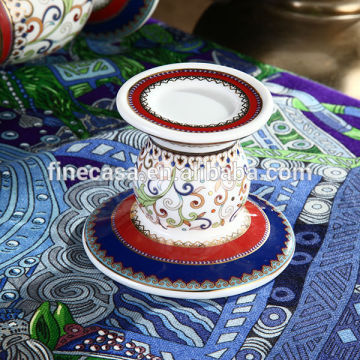 Luxury Fine New Bone China Candle Holder of Grand Banquet
