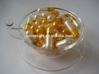 golden Vacant Gelatin Capsule 00