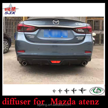Diffuser Use Atenz Mazda 6 Rear Lip Spoiler for Mazda 6 2015+