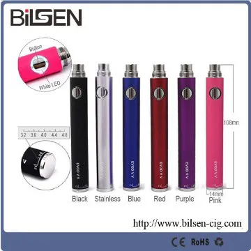 hot sell Variable Voltage battery evod twist battery evod vv