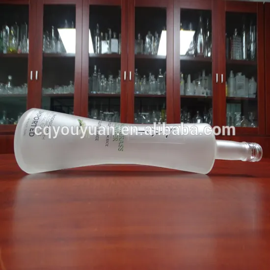 Screw Top Glass 750ML Frost Vodka Bottle Vodka Bottle 750 ML