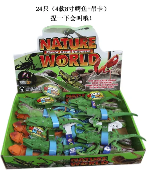 Plastic Lizard crocodile model toys