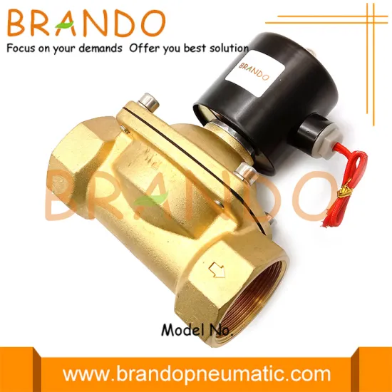2W Series 2W500-50 2'' NC Brass Solenoid Valve