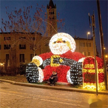 China Factory Direct LED Sales: 3D Christmas Santa Claus Lights - LED Motif