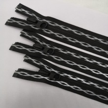 Cerniera impermeabile in nylon a catena lunga di dimensioni diverse