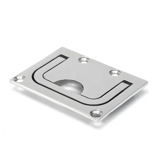 Built-in pull ring handle hidden