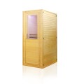 Sauna infravermelha de uma pessoa com manipulação