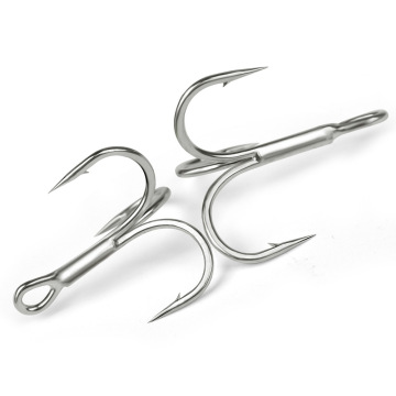 Runtoo 2x Stinger High Carbon Steel Treble Hook for Saltwater Big Game Fishing