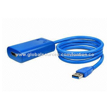2014 Hot Sale USB 3.0 to HDMI Adapter, Supports 2048*1152p