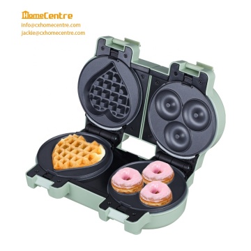 Electric 2-in-1 Mini Detachable Waffle & Doughnut Cake Pop Maker: The Ultimate Kitchen Tool for Sweet Creations