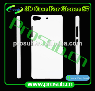 3d sublimation diy blank cell phone case cover skin for Prosub-Gionee S7