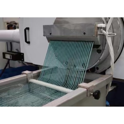 Strand cutting recycling pelletizing line