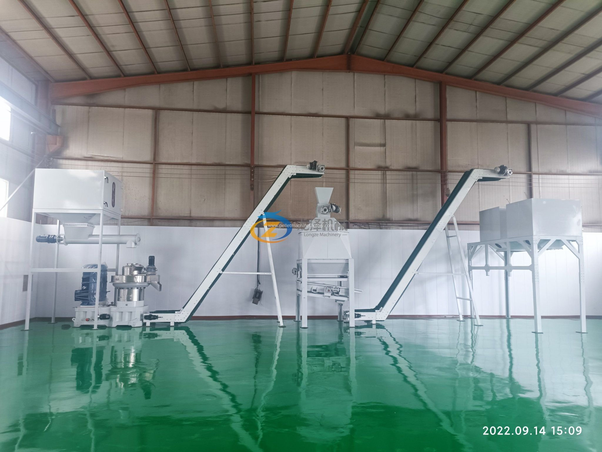 biomass timber chipper sawdust processing line