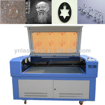 YN1390 laser cutting and engraving machine for wood/acrylic/mdf/paper/fabric/pe/pc/stone etc.