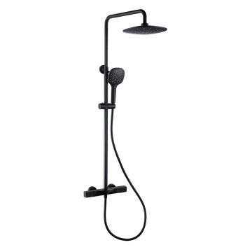 High Quality Black Rain Shower Set for Luxury Hotel Bathrooms