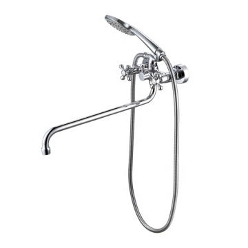 Anti-Rush Double Handle Bath Shower Faucet
