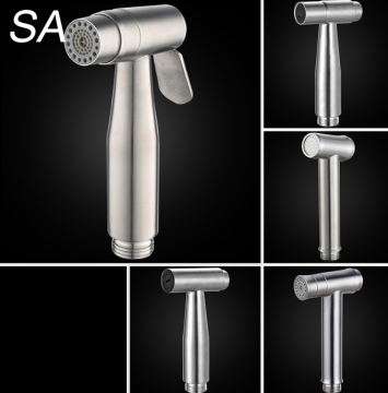 Mini Portable Bidet Sprayer for Toilets in SUS 304 Brushed Gold/Chrome/Black Silver