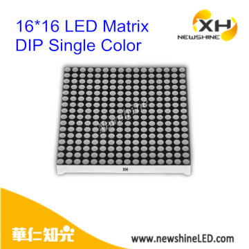 Display a matrice a matrice all'ingrosso 16*16 LED di colore rosso 40mm*40mm