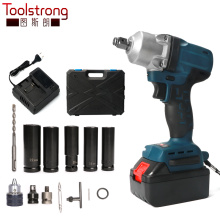 Toolstrong 21V Electric Impact Wrench 280 NM High Torque Cordless Power Electric Impact Wrench Drill Battery Screwdriver IW04B