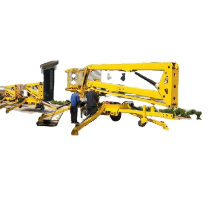 Electric Articulated Manlift Boom Lift 6-8m Towable Boom Lift
