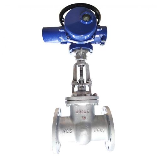 Electric Actuated Knife Gate Valve DN15 - 300 Electric flange gate valve Manufactory