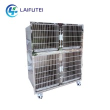 Stainless Steel Pet Hospital Cage with Rounded Corners