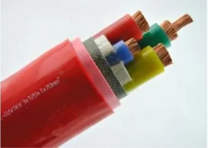 Cooper conductor silicon rubber insulated power cable