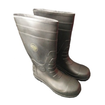 PVC Rain Boots with Corrosion Protection for Workshops