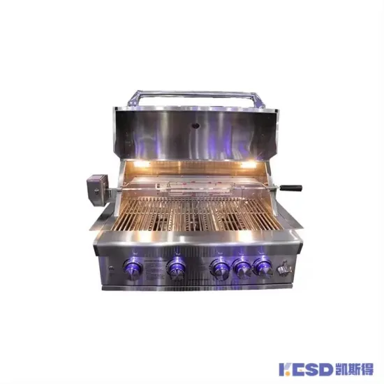 Household Built in Gas BBQ Grill Stainless Steel Commercial BBQ Grill for Sale